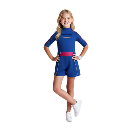 Women's Mock-Neck Romper | Cut-Out Detail · Sasha Sydney
