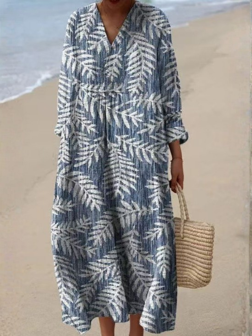 Women's Short-Sleeve Midi Dress | Floral Print · Sasha Sydney