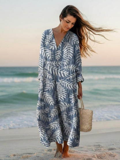 Women's Short-Sleeve Midi Dress | Floral Print · Sasha Sydney