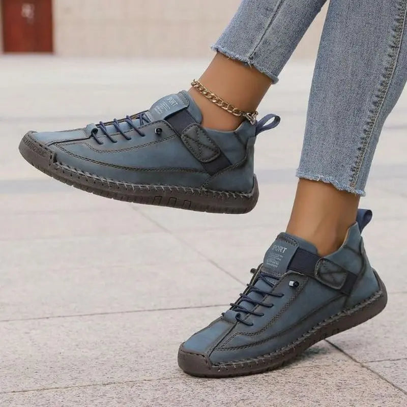 Women's Slip-On Trainers | Stitched Detail · Sasha Sydney