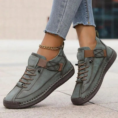 Women's Slip-On Trainers | Stitched Detail · Sasha Sydney