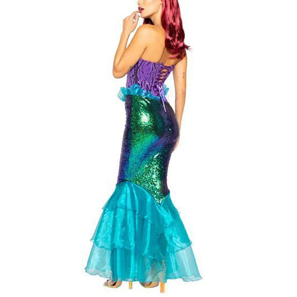 Women's Strapless Mermaid Costume | Ruffle Hem · Sasha Sydney