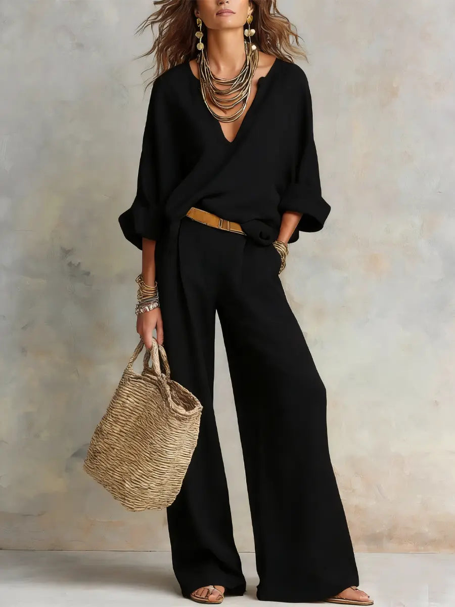 Women's Wide-Leg Set | Two-Piece · Sasha Sydney