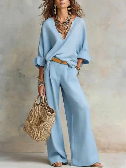 Women's Wide-Leg Set | Two-Piece · Sasha Sydney