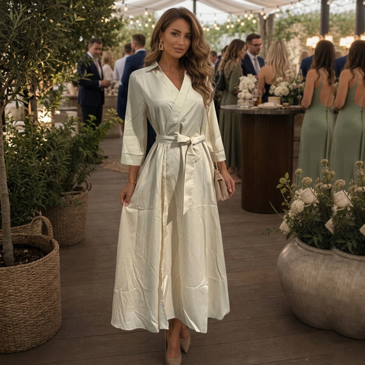 Women's Wrap Midi Dress | Tie-Waist · Sasha Sydney