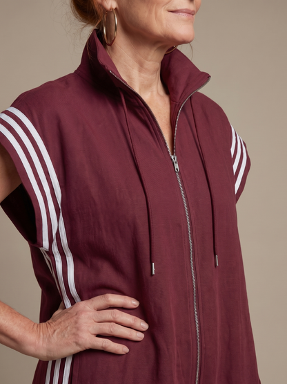 Women's Zip-Front Jumpsuit | Side Stripe · Sasha Sydney