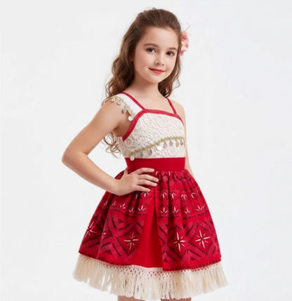 Girls Costume Dress | Fringe Hem Themed Events