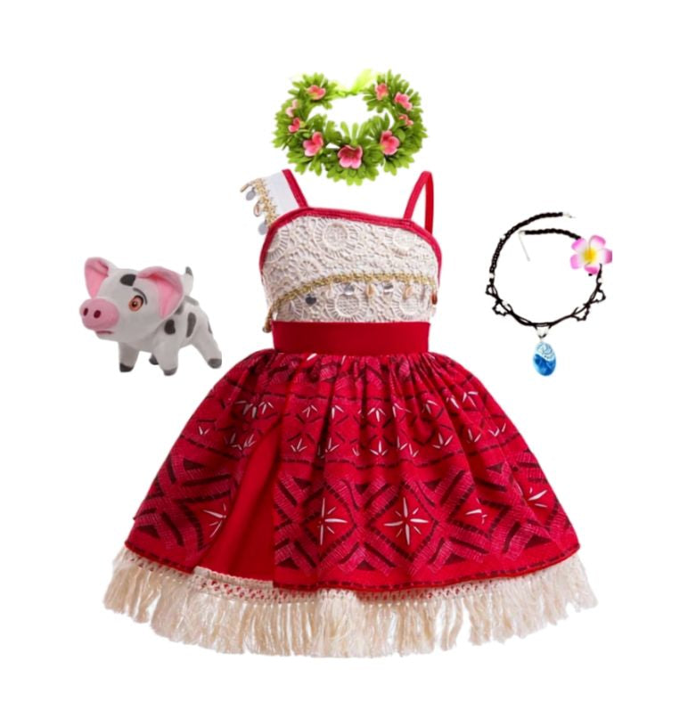 Girls Costume Dress | Fringe Hem Themed Events