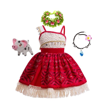 Girls Costume Dress | Fringe Hem Themed Events
