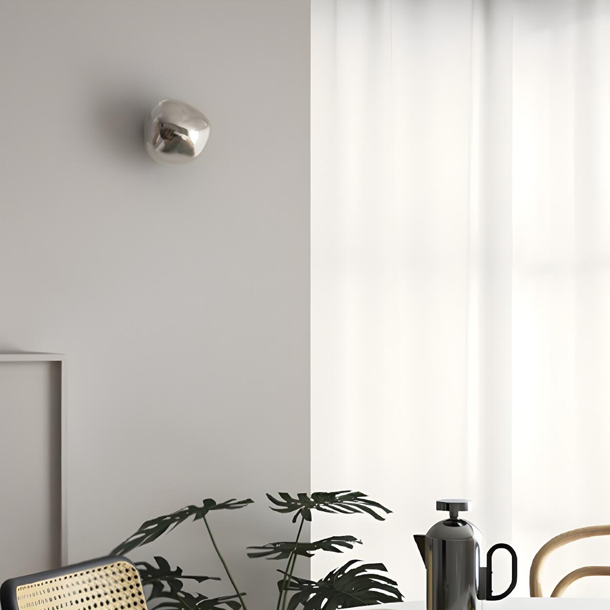Sculptural Glass Wall Lamp | Organic Shape Wall Light Interior Lighting-Wall Lamp-Sasha Sydney