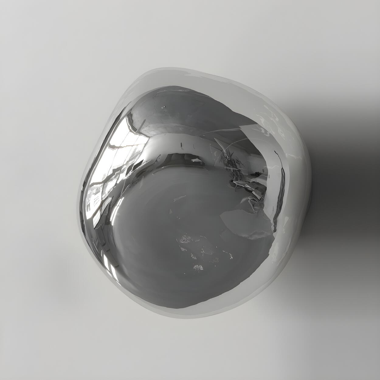 Sculptural Glass Wall Lamp | Organic Shape Wall Light Interior Lighting-Wall Lamp-Sasha Sydney