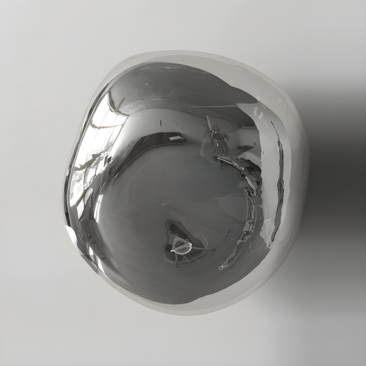 Sculptural Glass Wall Lamp | Organic Shape Wall Light Interior Lighting-Wall Lamp-Sasha Sydney