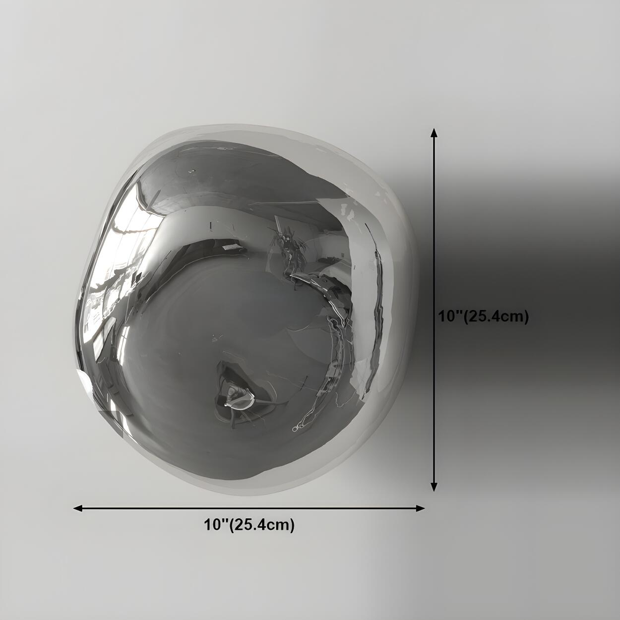 Sculptural Glass Wall Lamp | Organic Shape Wall Light Interior Lighting-Wall Lamp-Sasha Sydney