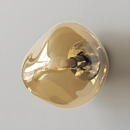 Sculptural Glass Wall Lamp | Organic Shape Wall Light Interior Lighting-Wall Lamp-Sasha Sydney