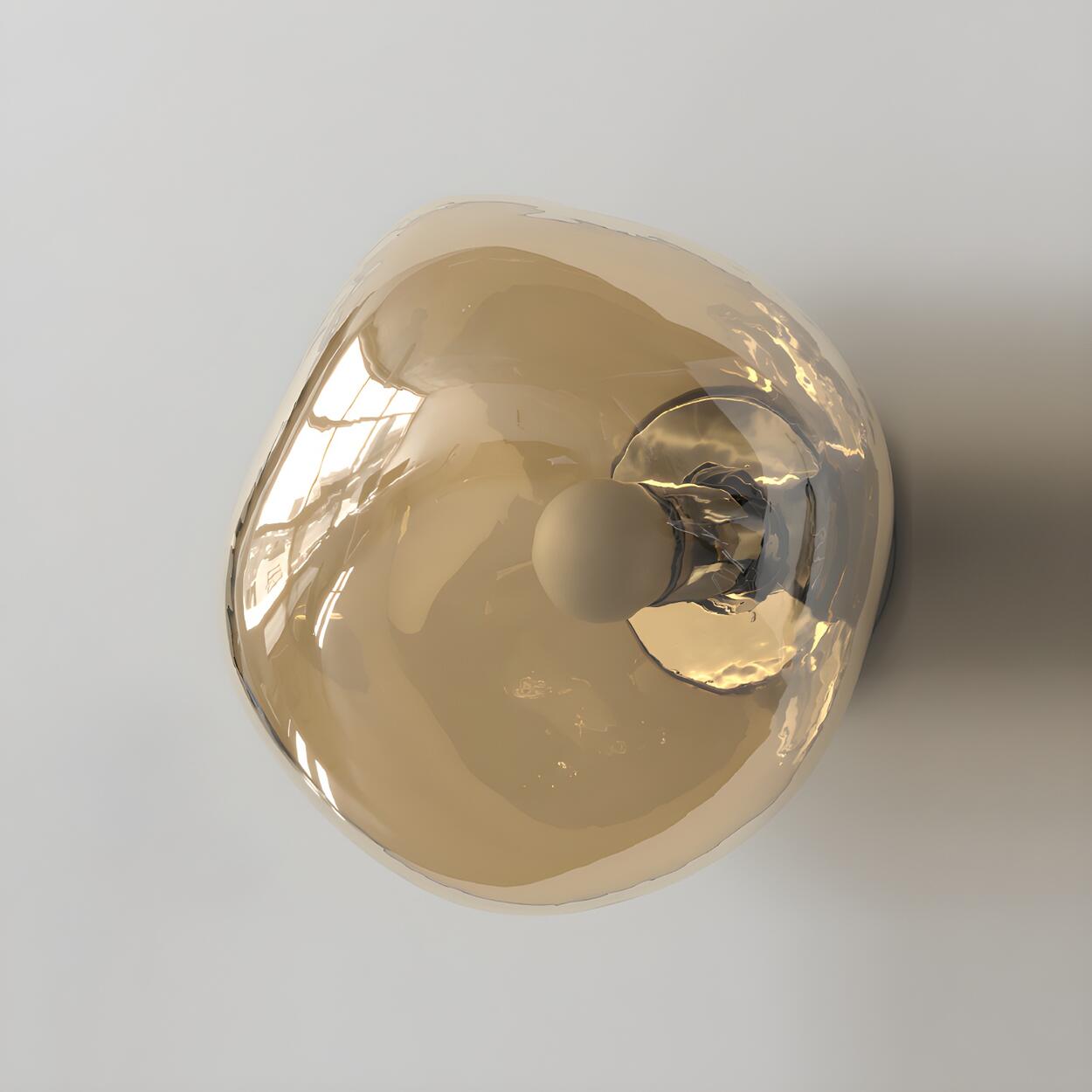 Sculptural Glass Wall Lamp | Organic Shape Wall Light Interior Lighting-Wall Lamp-Sasha Sydney