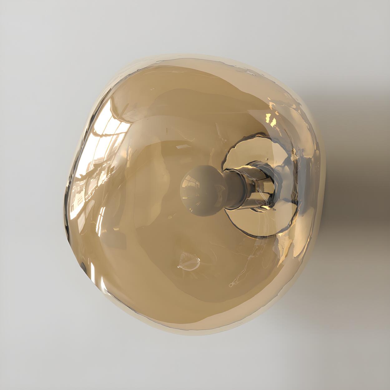 Sculptural Glass Wall Lamp | Organic Shape Wall Light Interior Lighting-Wall Lamp-Sasha Sydney
