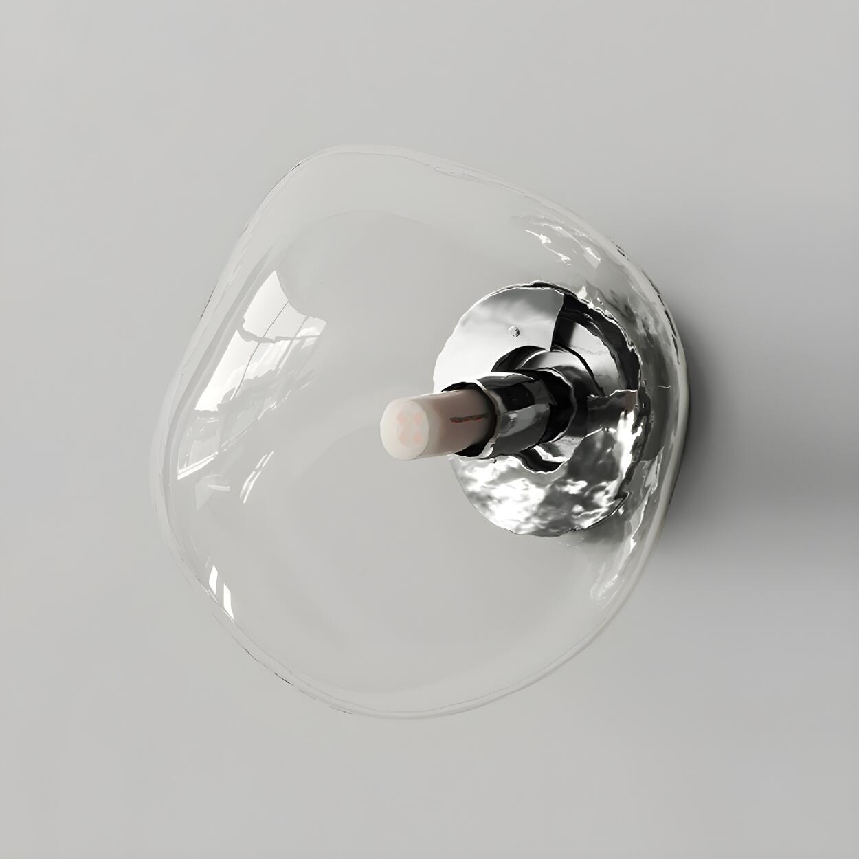 Sculptural Glass Wall Lamp | Organic Shape Wall Light Interior Lighting-Wall Lamp-Sasha Sydney