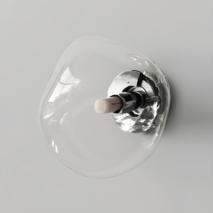 Sculptural Glass Wall Lamp | Organic Shape Wall Light Interior Lighting-Wall Lamp-Sasha Sydney