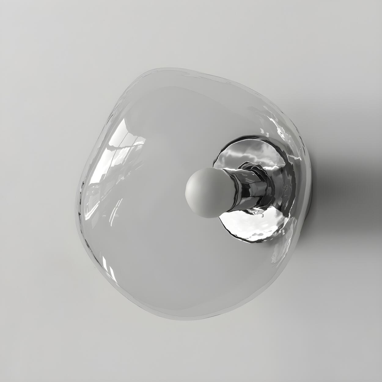 Sculptural Glass Wall Lamp | Organic Shape Wall Light Interior Lighting-Wall Lamp-Sasha Sydney