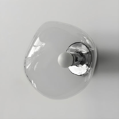 Sculptural Glass Wall Lamp | Organic Shape Wall Light Interior Lighting-Wall Lamp-Sasha Sydney