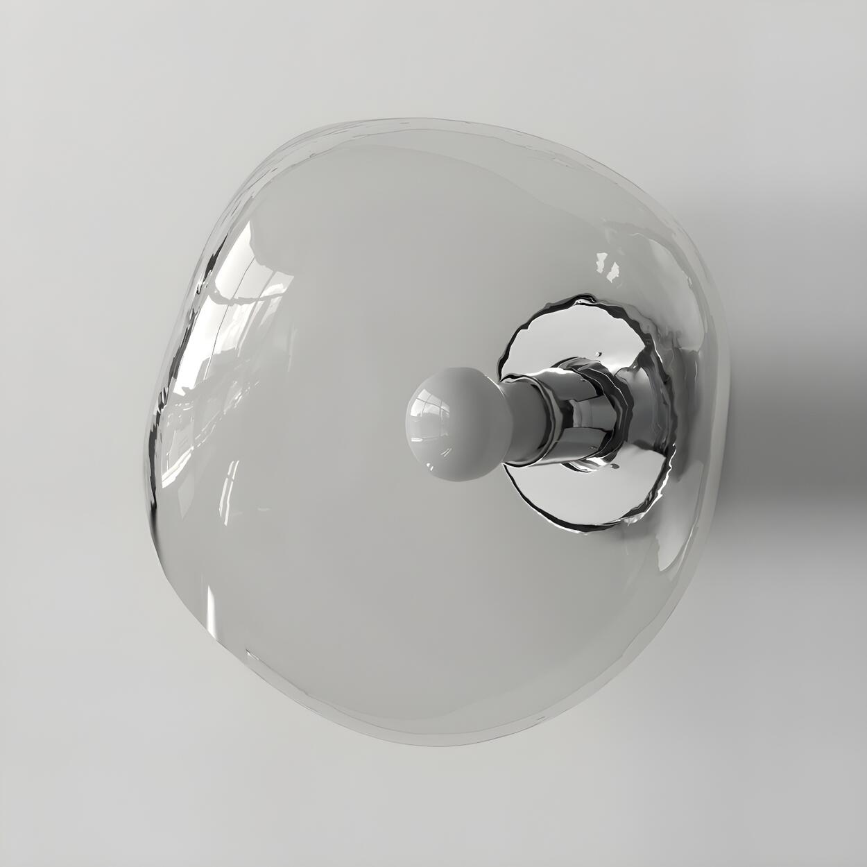 Sculptural Glass Wall Lamp | Organic Shape Wall Light Interior Lighting-Wall Lamp-Sasha Sydney