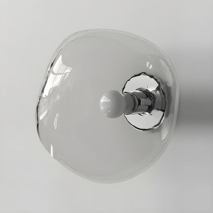 Sculptural Glass Wall Lamp | Organic Shape Wall Light Interior Lighting-Wall Lamp-Sasha Sydney