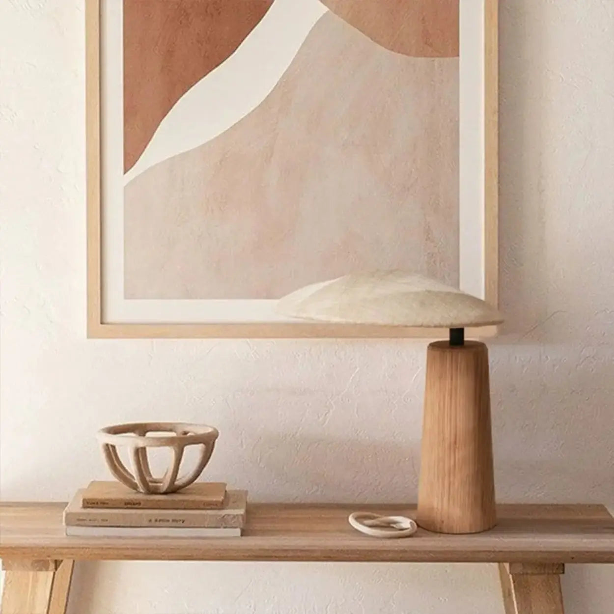 Sculptural Mushroom Table Lamp | Dome Shade Table Light Interior Lighting-Table Lamp-Sasha Sydney