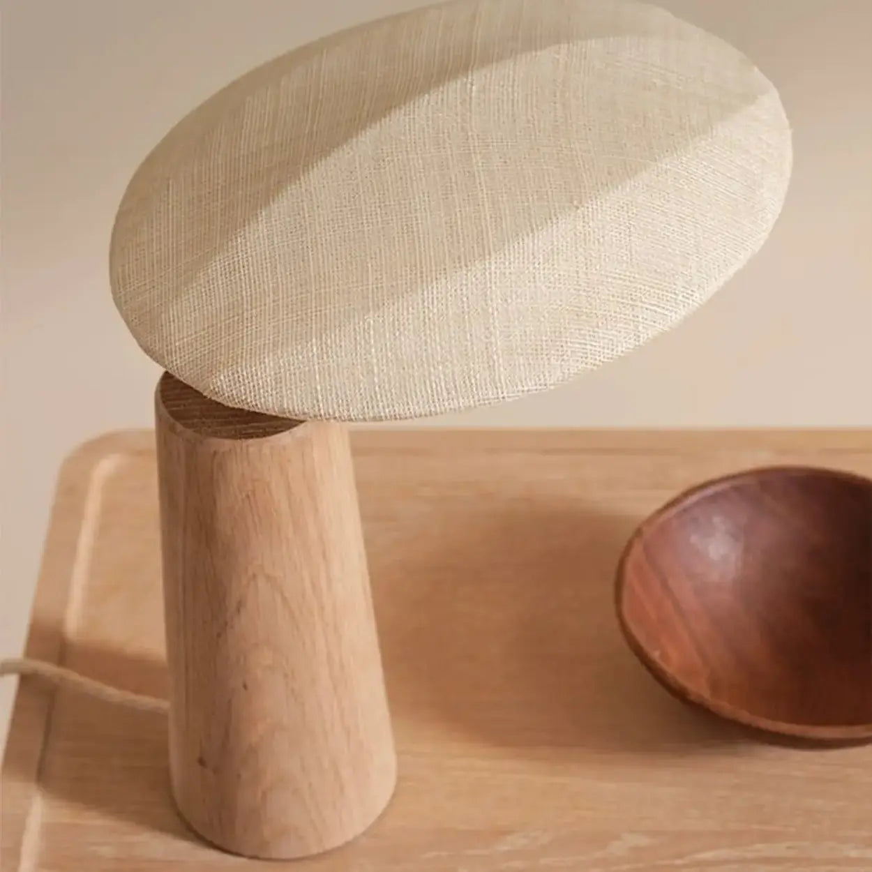 Sculptural Mushroom Table Lamp | Dome Shade Table Light Interior Lighting-Table Lamp-Sasha Sydney