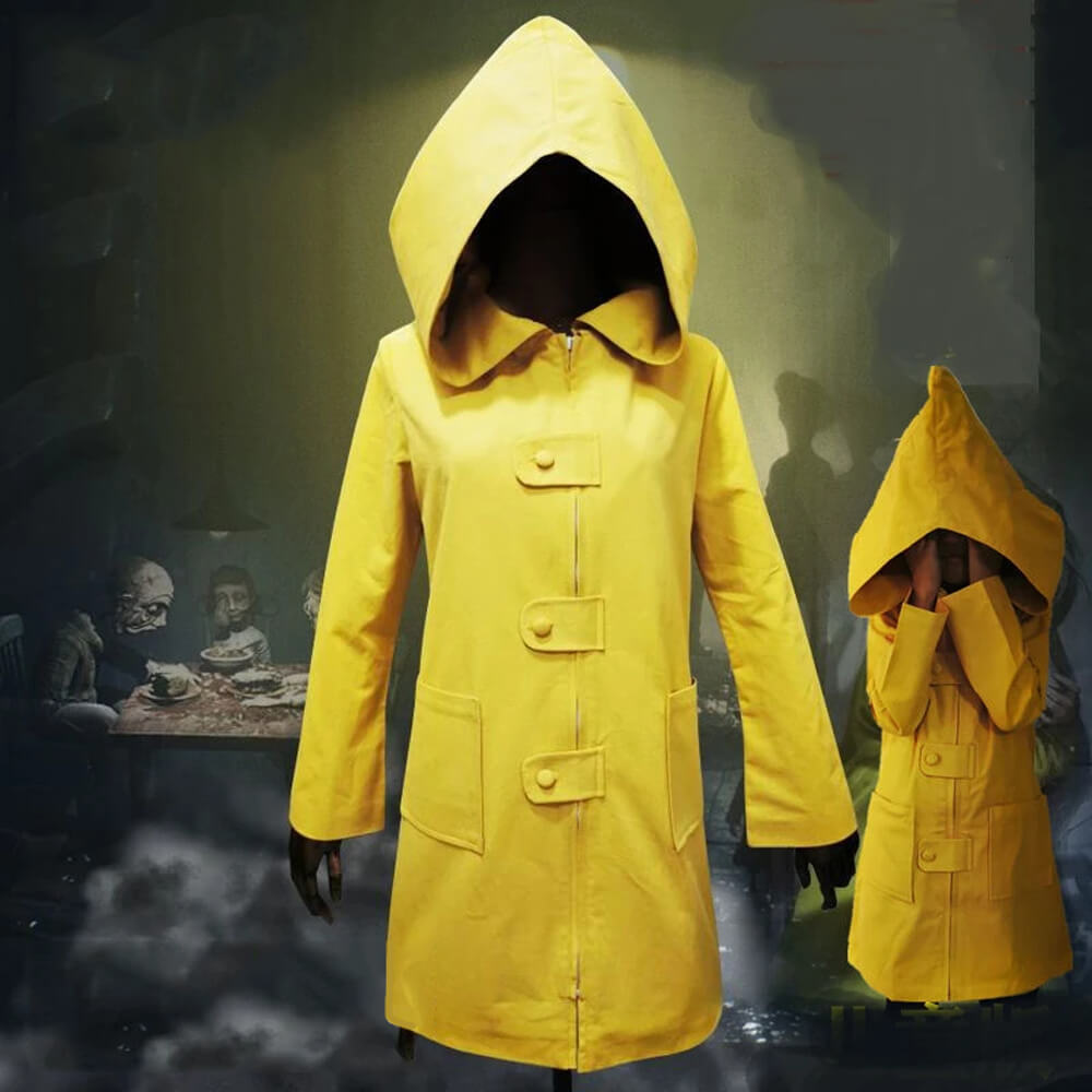 Little Nightmares Costume | Raincoat Cosplay Outfit-Costume Set-Sasha Sydney