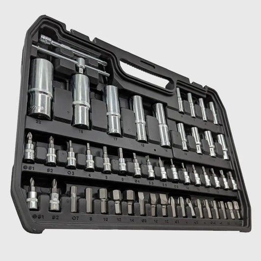 Socket And Bit Tool Set | Multi Piece Repair Kit Storage Case-Tool Set-Sasha Sydney