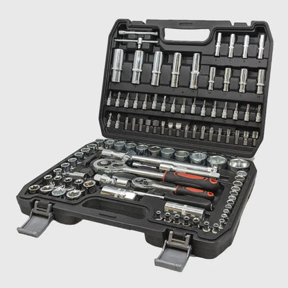 108-teiliges Ratschen-Schlüsselset aus Chrom-Vanadium – TorqueMaster - Image 2