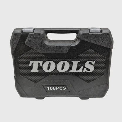108-teiliges Ratschen-Schlüsselset aus Chrom-Vanadium – TorqueMaster - Image 4