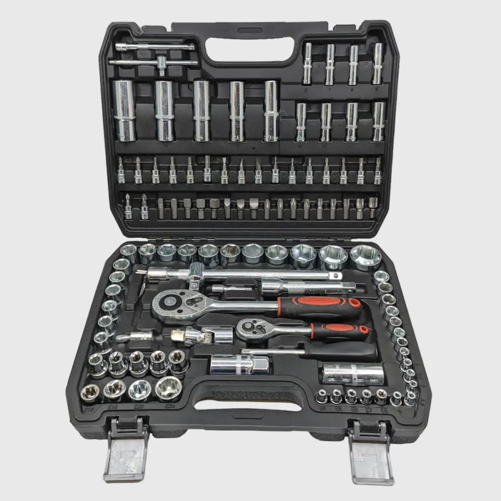 108-teiliges Ratschen-Schlüsselset aus Chrom-Vanadium – TorqueMaster - Image 5