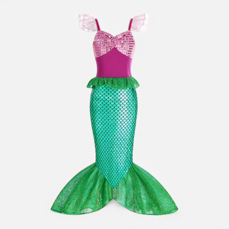 Ocean Princess Costume | Kids Little Mermaid Costume