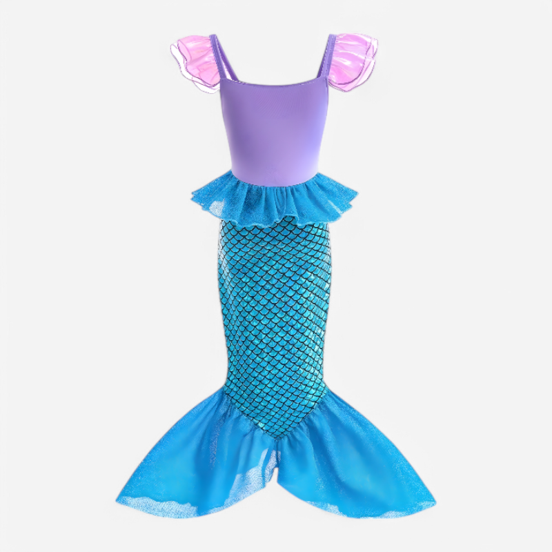 Ocean Princess Costume | Kids Little Mermaid Costume