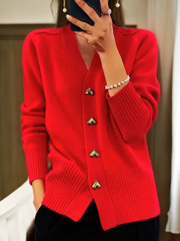 Alyra | Women Buttoned Knit Cardigan | Light Comfort