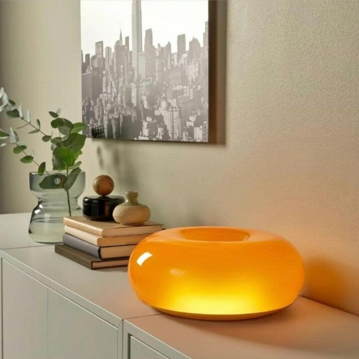 Table Lamp | Donut Glass Bedside Lamp-Wall Lamp-Sasha Sydney