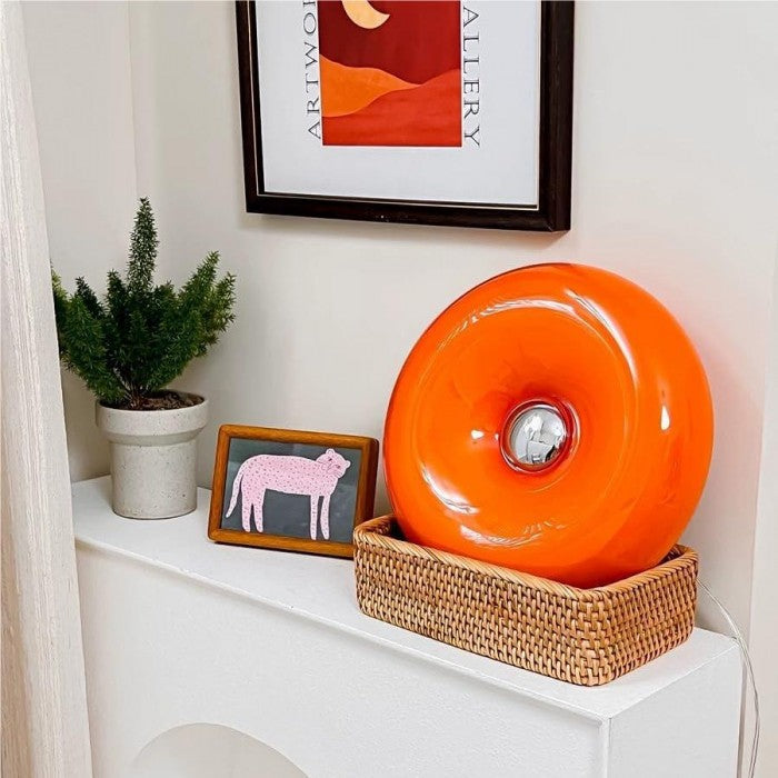 Table Lamp | Donut Glass Bedside Lamp-Wall Lamp-Sasha Sydney