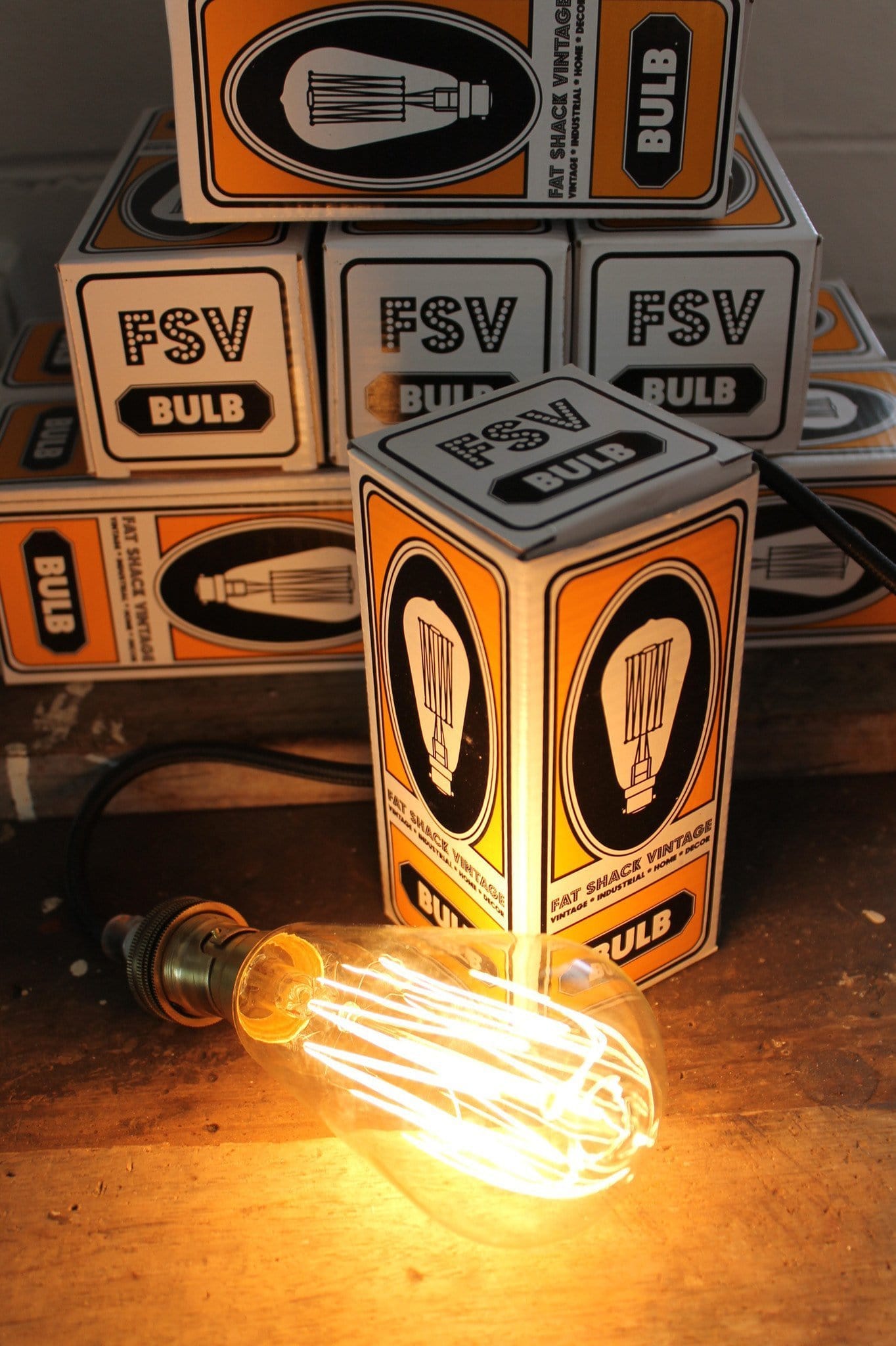 Edison B22 Squirrel Cage Filament ST64 Teardrop 25W 2200K Bulb - Image 3