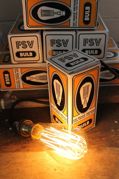 Edison B22 Squirrel Cage Filament ST64 Teardrop 25W 2200K Bulb - Image 3