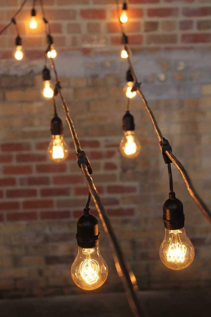 Festoon Lights - Outdoor String Lights with Hanging Lamp Holders - Image 3