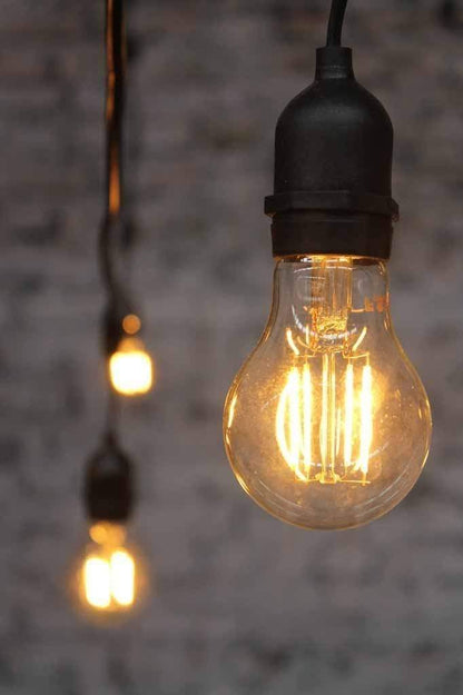 Festoon Lights - Outdoor String Lights with Hanging Lamp Holders - Image 6