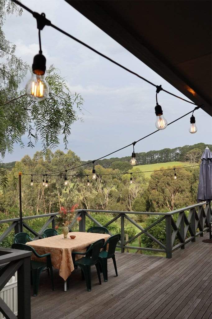 Festoon Lights - Outdoor String Lights with Hanging Lamp Holders - Image 7