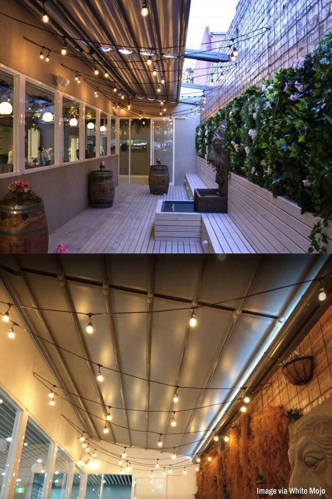 Festoon Lights - Outdoor String Lights with Hanging Lamp Holders - Image 15