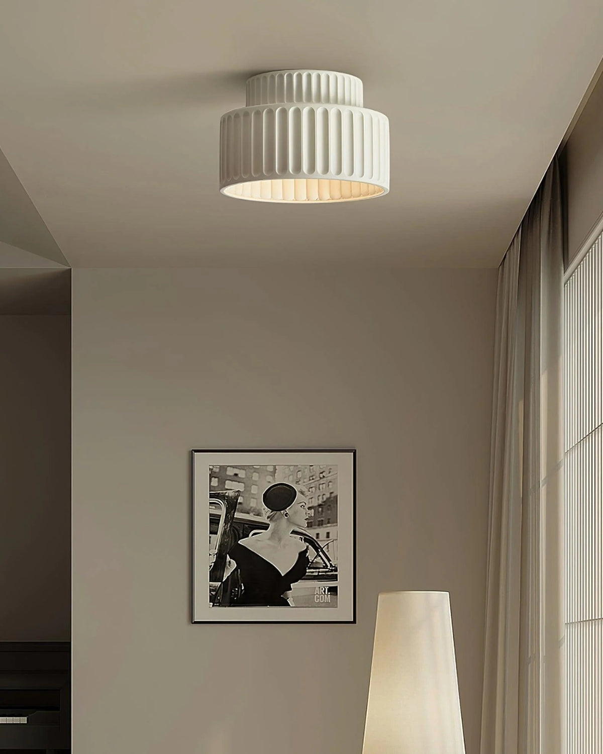 Modern Flush Mount Ceiling Lamp | Low Profile Indoor Lighting-Ceiling Light-Sasha Sydney
