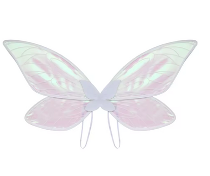 Women's Butterfly Print Costume Wings | Glitter Strap Dress Up