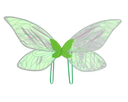 Women's Butterfly Print Costume Wings | Glitter Strap Dress Up