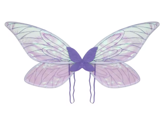 Women's Butterfly Print Costume Wings | Glitter Strap Dress Up
