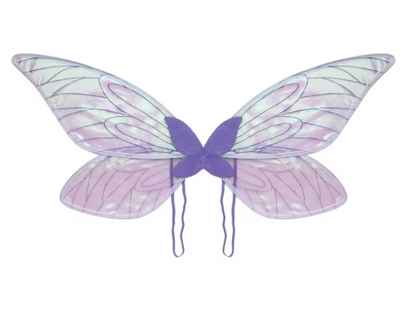 Women's Butterfly Print Costume Wings | Glitter Strap Dress Up