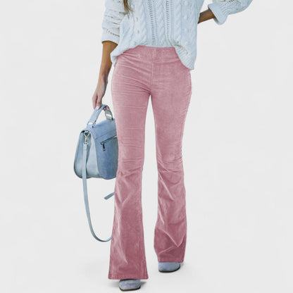 Chalvessa | Flared Elegant Trousers - Image 2
